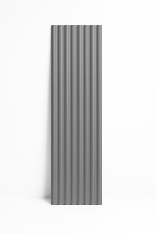 microondulada gris