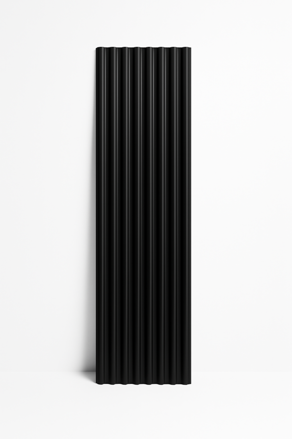 microondulada negra
