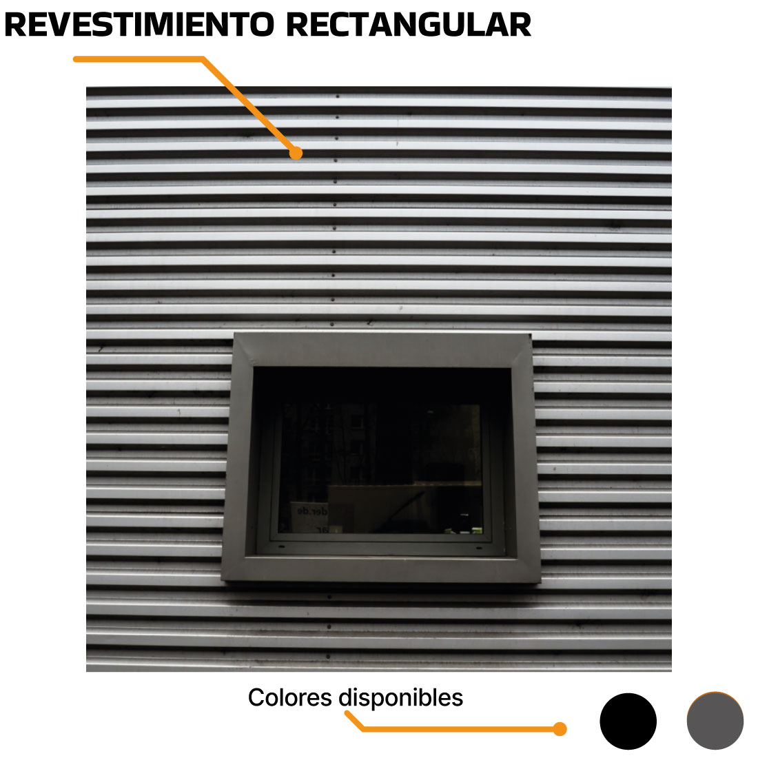 revestimiento rectangular