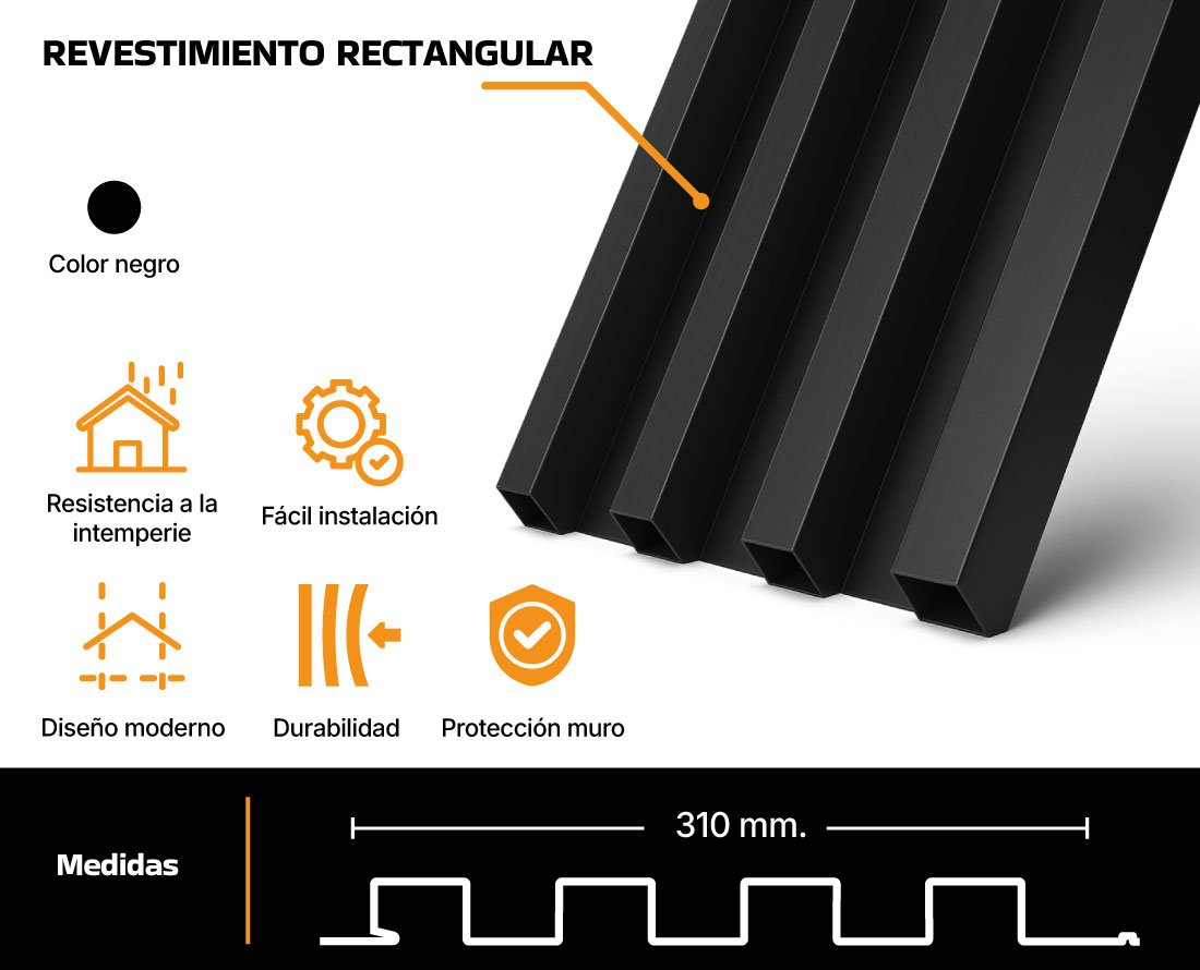 revestimiento rectangular ficha negra10.07